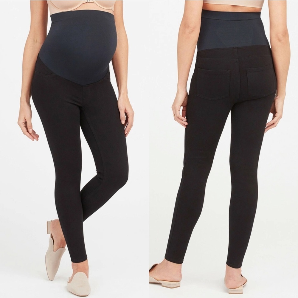 NWT Spanx Mama Maternity Jean-ish Leggings in Black
